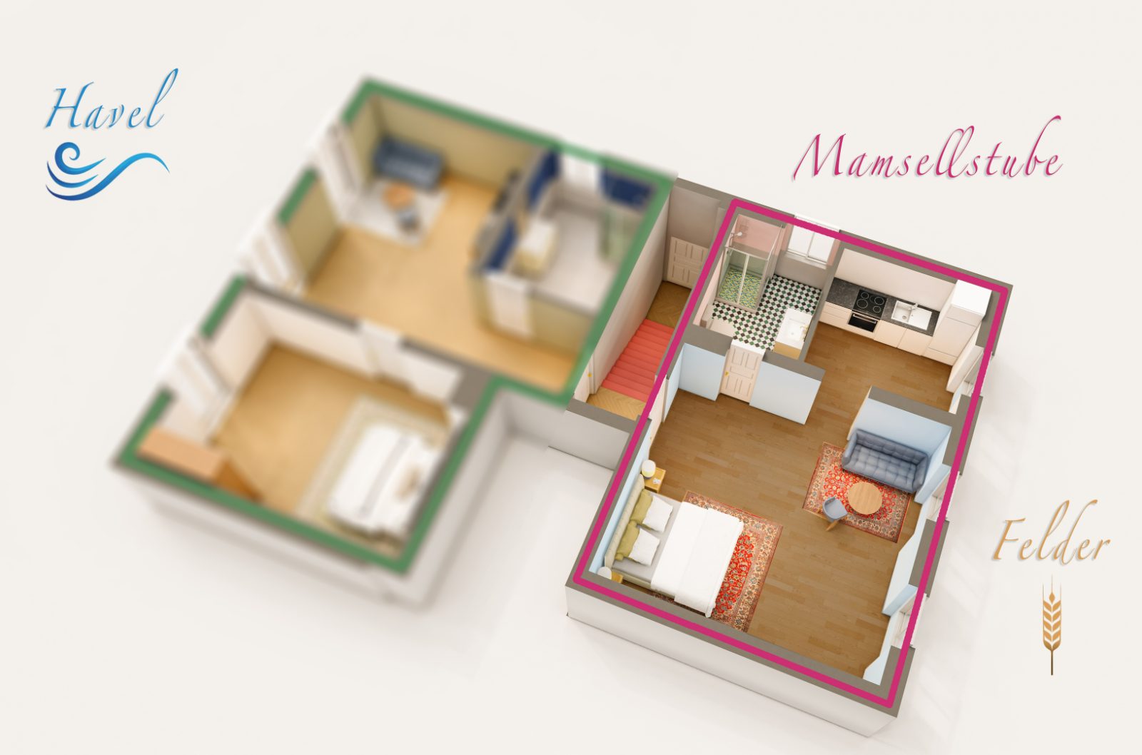 Grundriss Mamsellstube